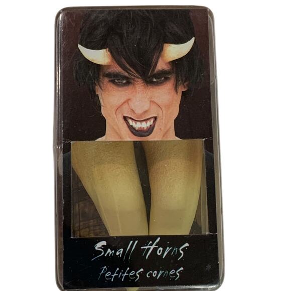 Appliance Horns Set of 2 New Small Horns Don Post Studios F/X Makeup - Picture 3 of 7